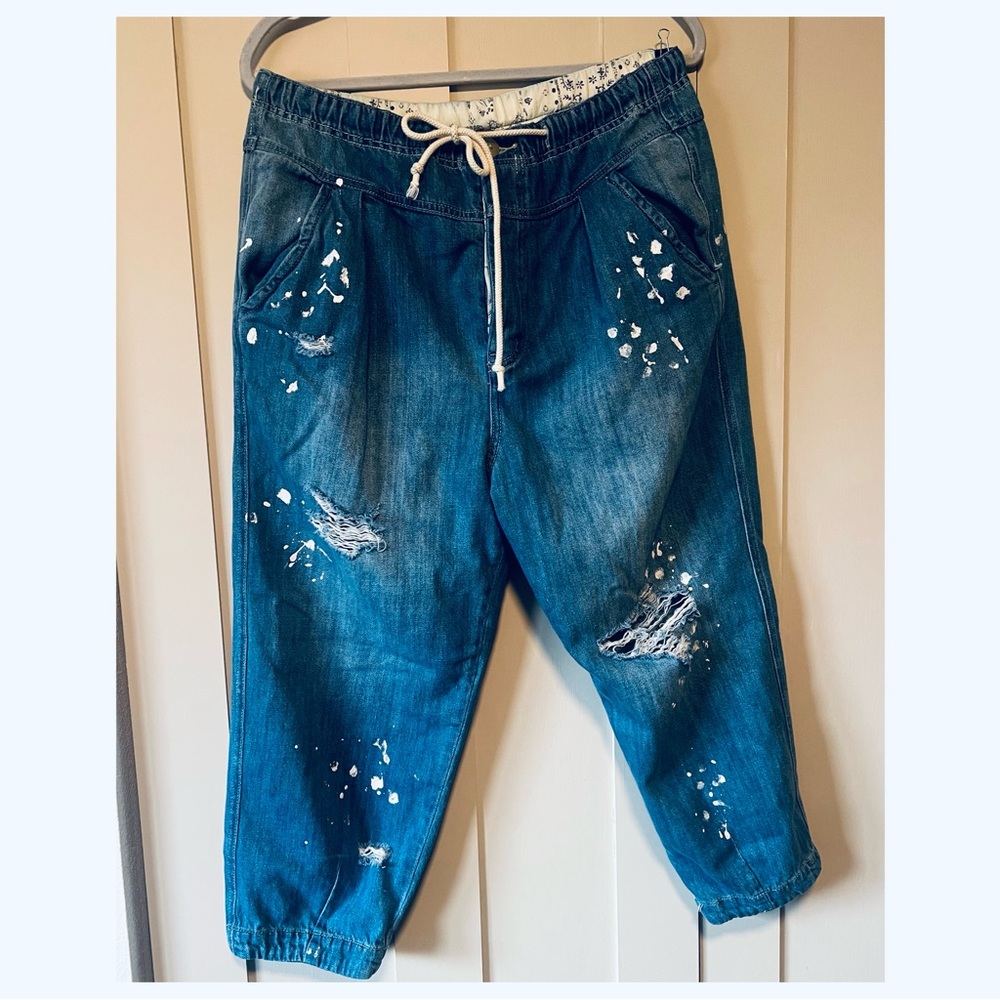 Free People Mixed Up Utility Jean - Picture 6 of 10